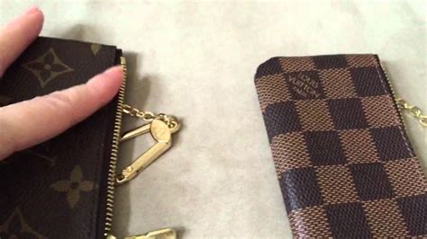 louis vuitton key pouch monogram vs damier|Louis Vuitton key pockets.